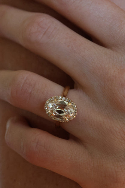 Solitaire Cathedral- 1.8 CT Cushion Lab Grown Diamond Wedding Band