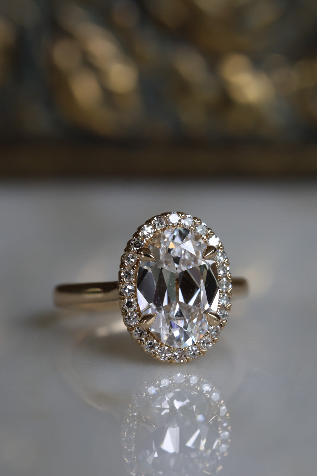 Solitaire Cathedral- 1.8 CT Cushion Lab Grown Diamond Wedding Band