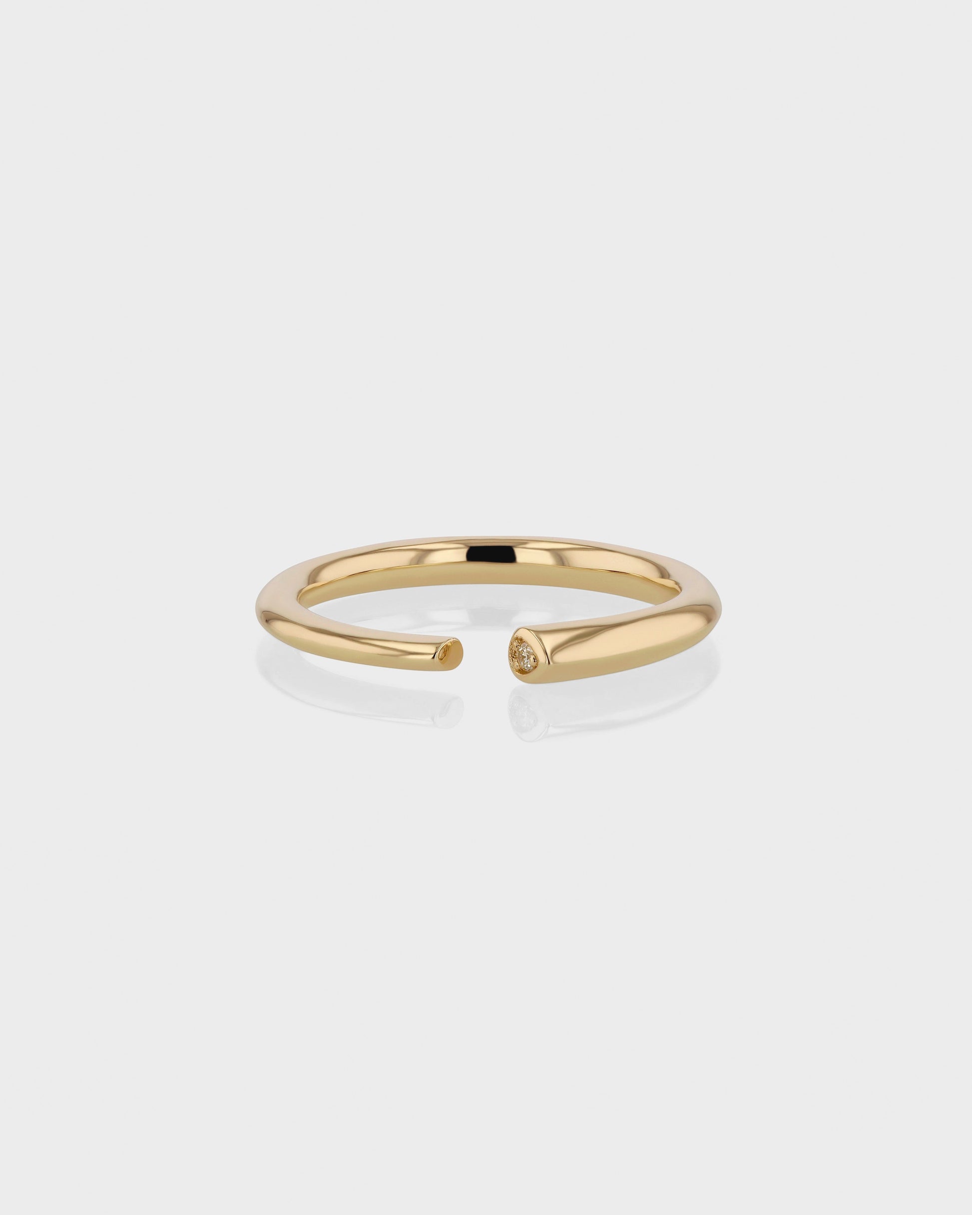 0.50 TCW Round Lab Grown Diamond Open Embed Wedding Band 1