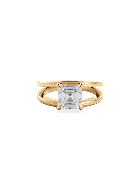 Solitaire-Oval Lab Grown Diamond Engagement Ring