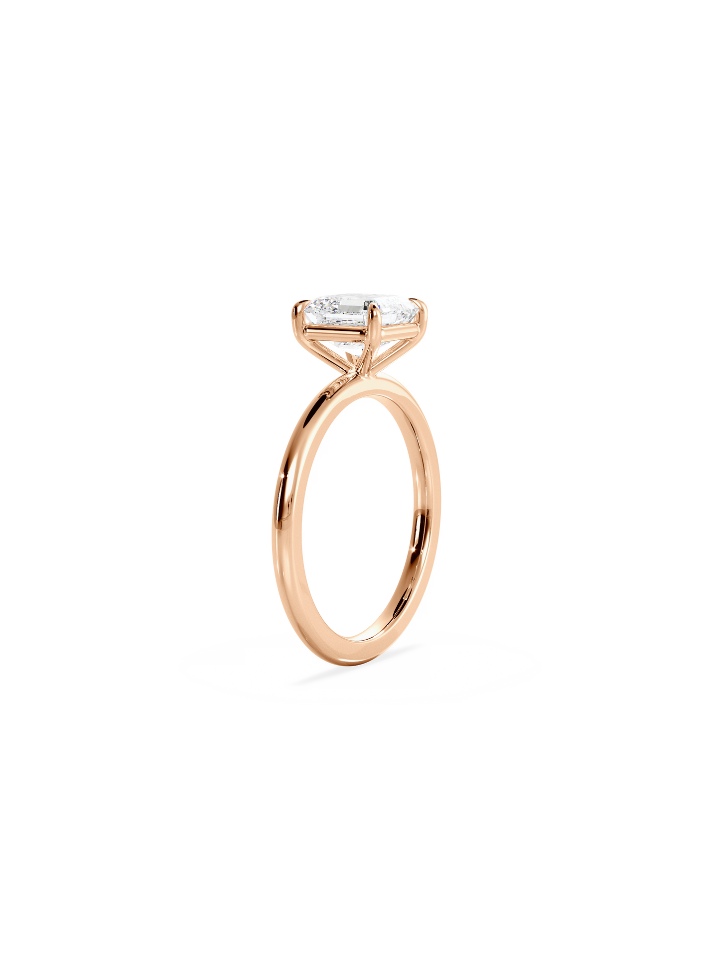 Solitaire-Oval Lab Grown Diamond Engagement Ring