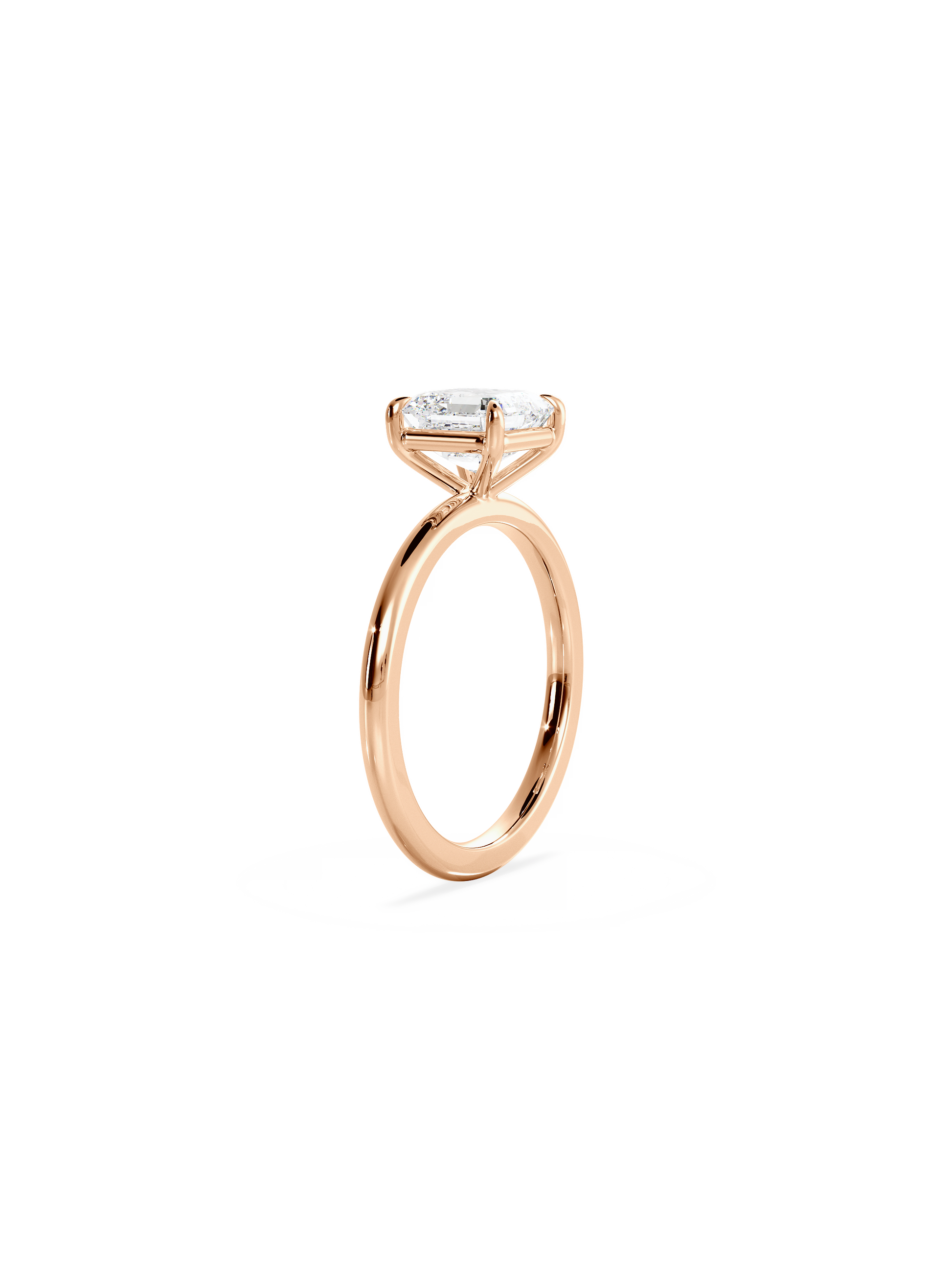 Solitaire-Oval Lab Grown Diamond Engagement Ring