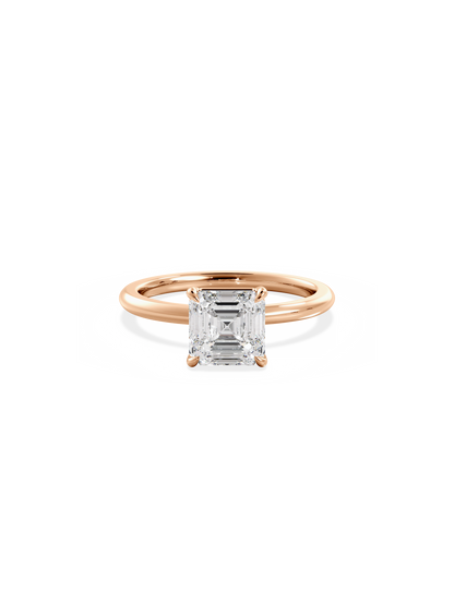 Solitaire-Oval Lab Grown Diamond Engagement Ring
