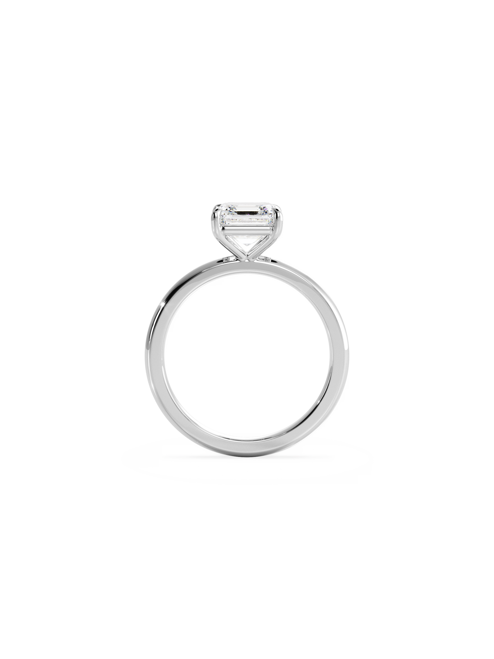 Solitaire-Oval Lab Grown Diamond Engagement Ring