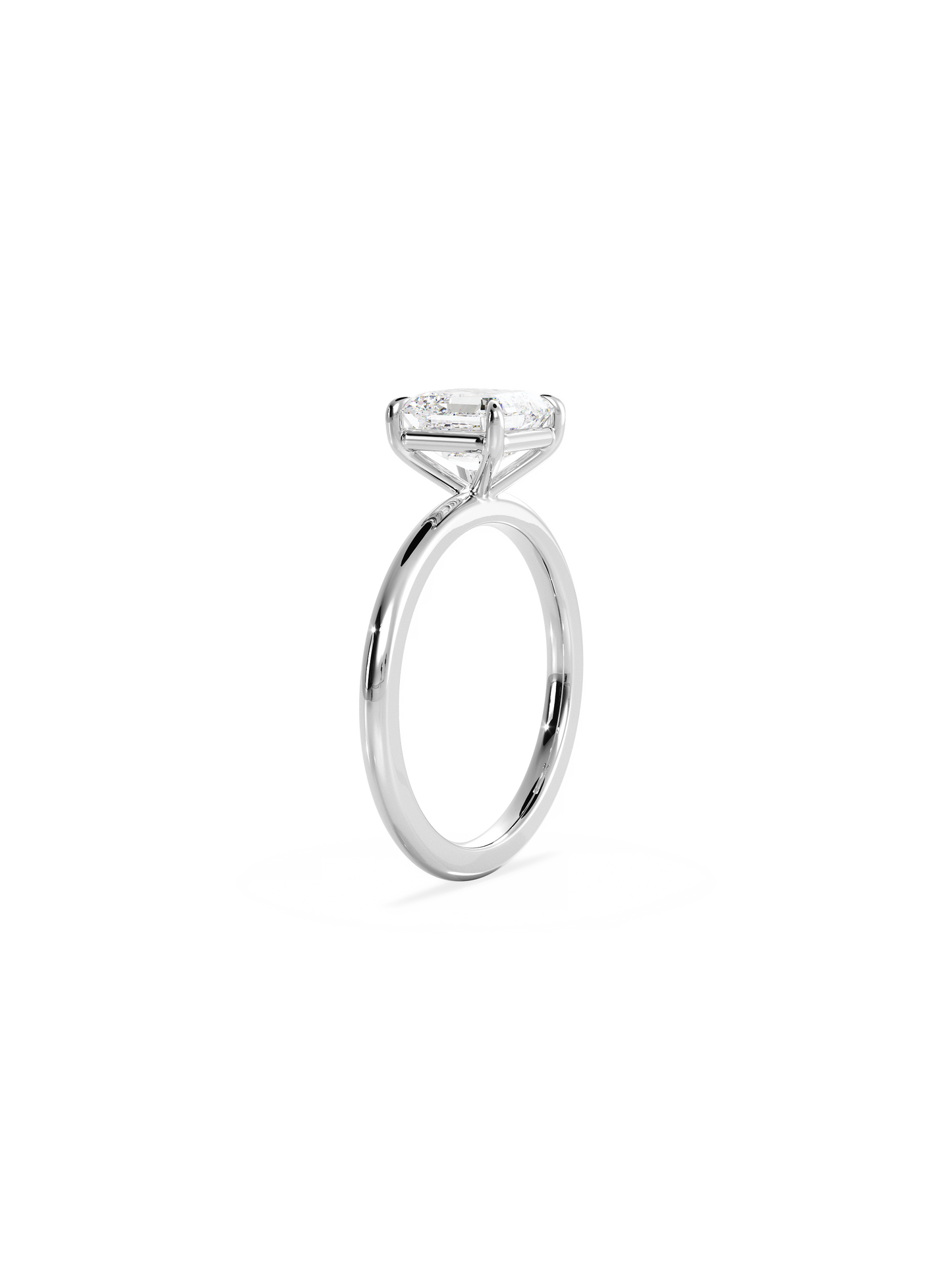 Solitaire-Oval Lab Grown Diamond Engagement Ring