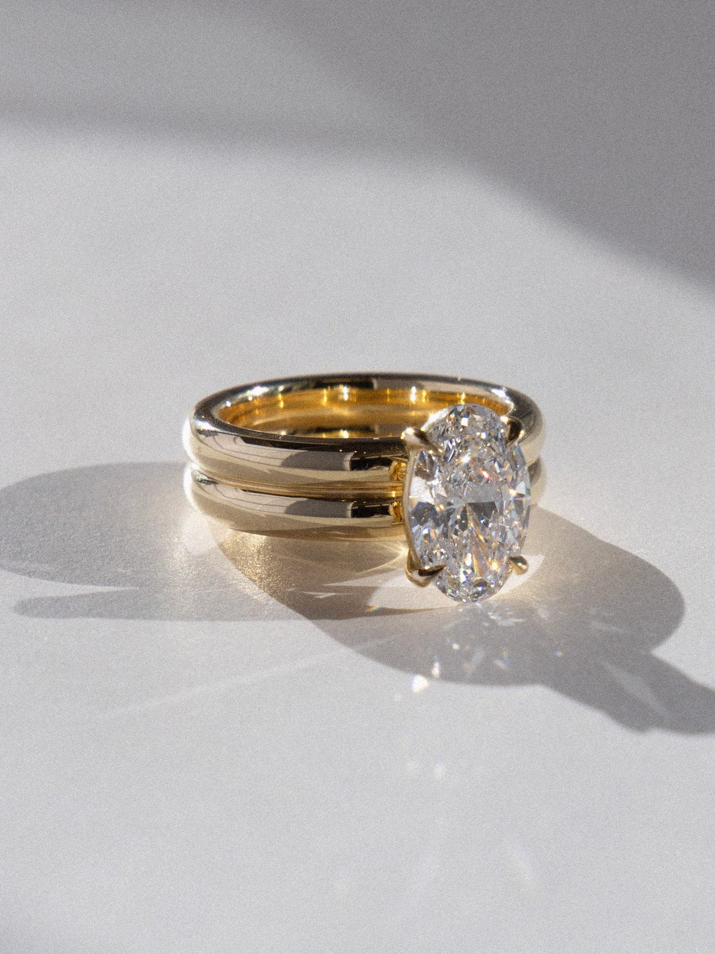 Solitaire-Oval Lab Grown Diamond Engagement Ring