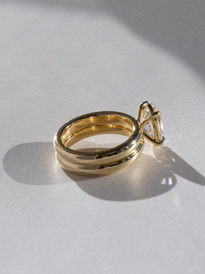 Solitaire-Oval Lab Grown Diamond Engagement Ring