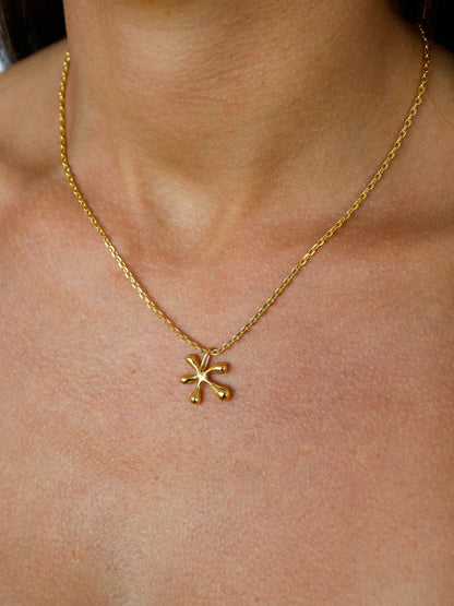 Floral Shaped Pendant Necklace 2
