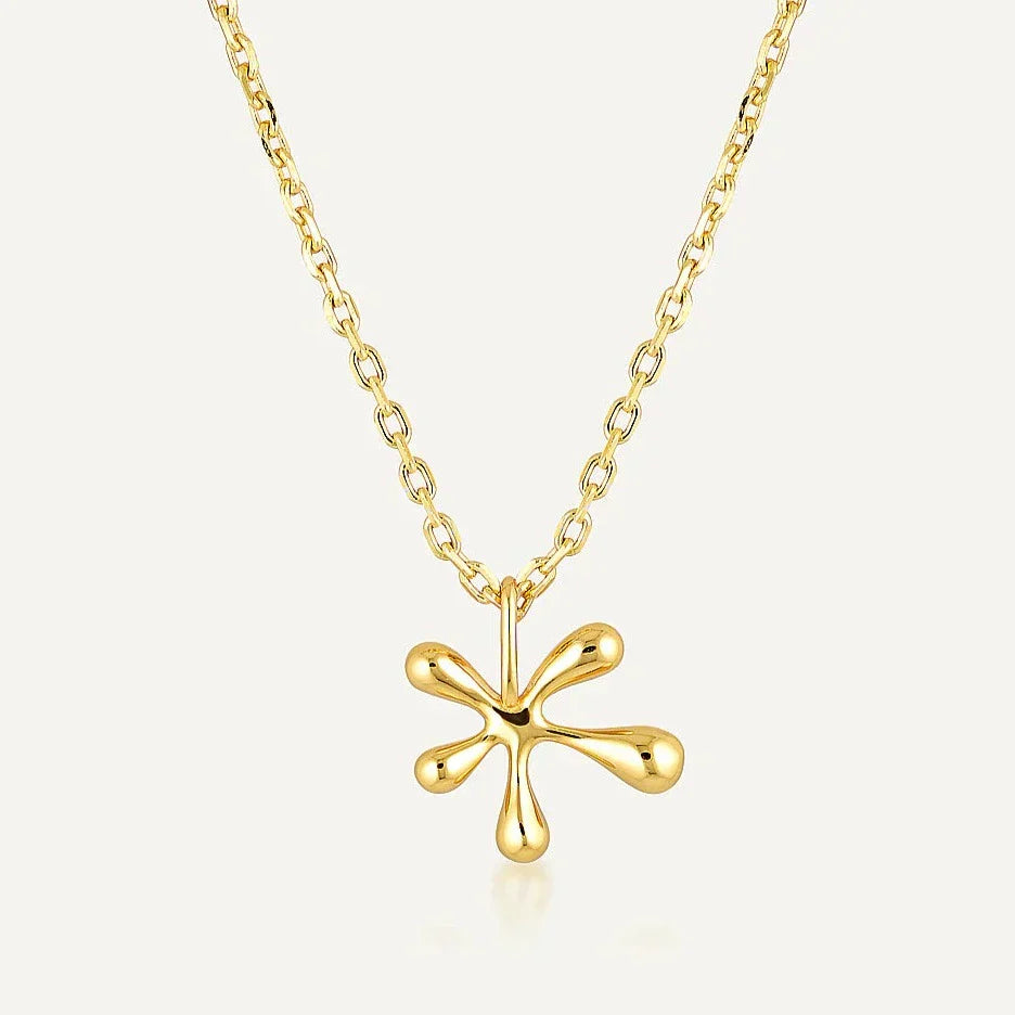 Floral Shaped Pendant Necklace