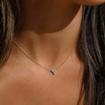 Load image into Gallery viewer, 0.25 TCW Round Lab Grown Diamond Trinity Necklace
