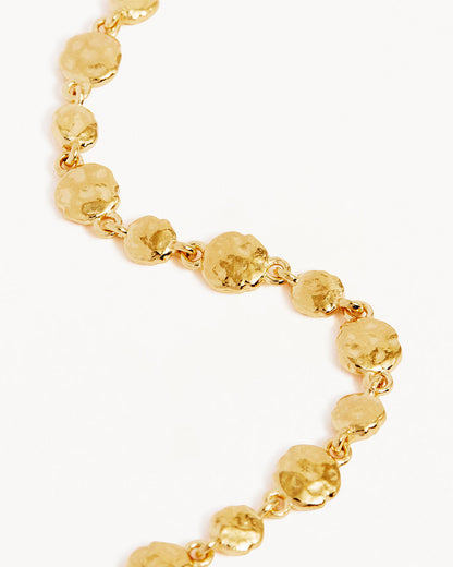 Gleaming Gold Beaded Chain Bracelet 3
