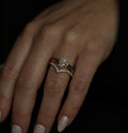 Load image into Gallery viewer, Radiant Elegance: 0.91 CT Oval Lab-Grown Diamond Solitaire Ring
