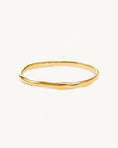 Load image into Gallery viewer, Elegant Organic Gold Bangle Bracelet
