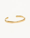 Load image into Gallery viewer, Elegant Half Open Gold Cuff Bracelet
