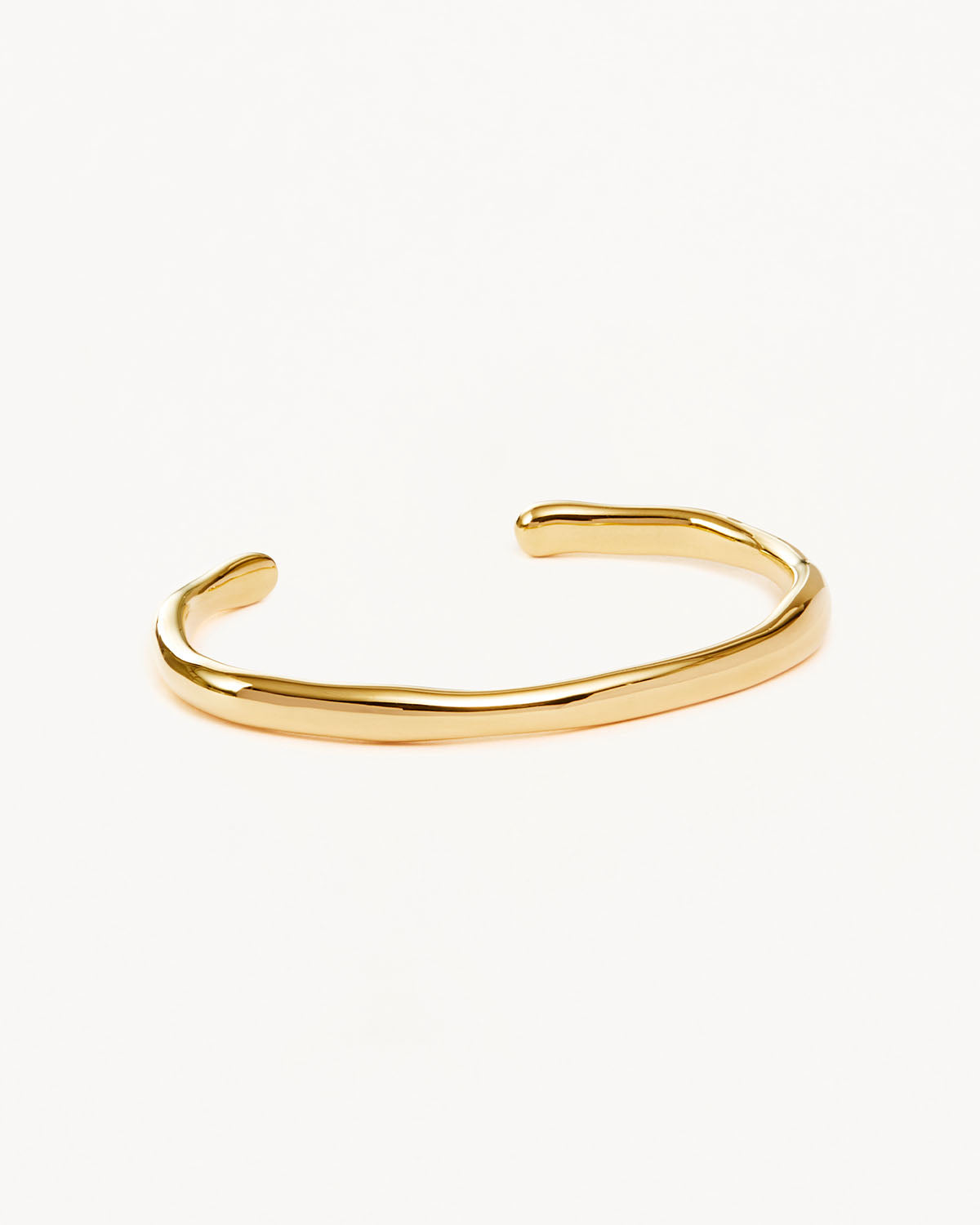 Elegant Half Open Gold Cuff Bracelet