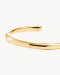 Load image into Gallery viewer, Elegant Half Open Gold Cuff Bracelet
