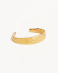 Load image into Gallery viewer, Golden Textured Open Cuff Bracelet
