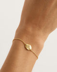 Load image into Gallery viewer, Elegant Gold Bracelet with 0.05 TCW Round Lab-Grown Diamond
