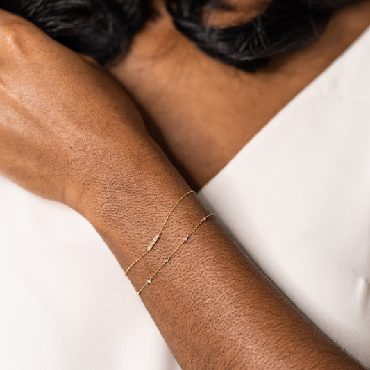 Solitaire Bezel-1.0 CT Oval Lab Grown Diamond Bracelets