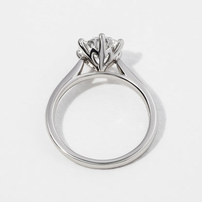 Solitaire-Oval Lab Grown Diamond Engagement Ring