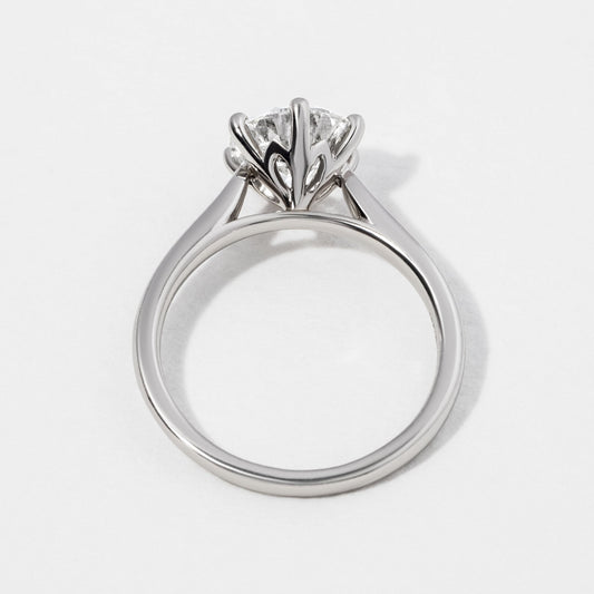 Solitaire-Oval Lab Grown Diamond Engagement Ring