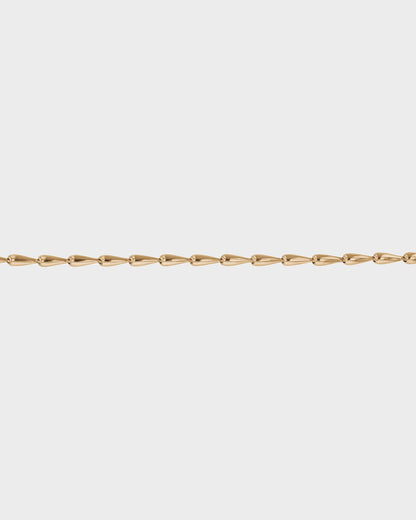 Elegant Gold Teardrop Chain Necklace 3
