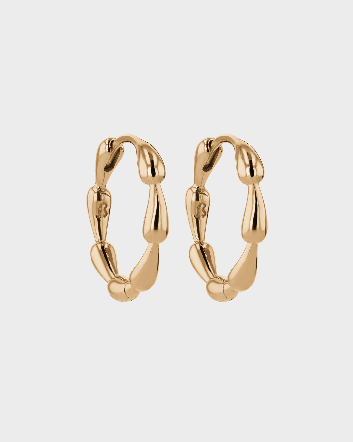 Bubble Baleen Hoop Earring 1