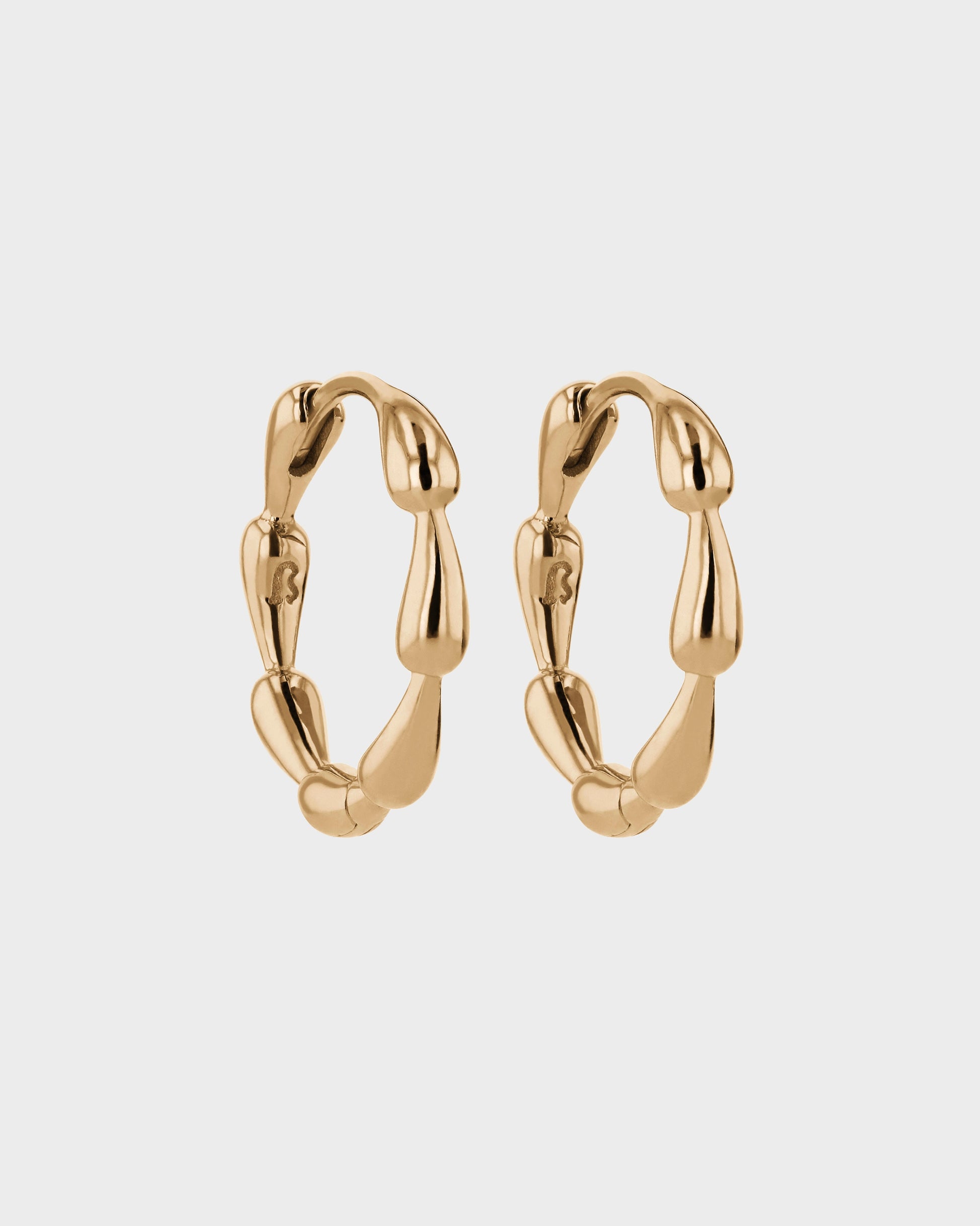 Bubble Baleen Hoop Earring 1