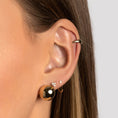 Load image into Gallery viewer, Golden Sphere Huggie Earrings
