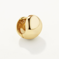 Load image into Gallery viewer, Golden Sphere Huggie Earrings
