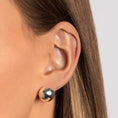 Load image into Gallery viewer, Sleek Sphere Huggie Earrings
