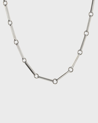 Elegant Silver Link Chain Necklace 1