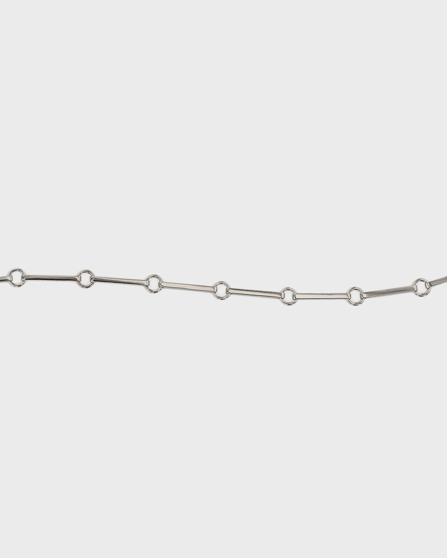 Elegant Silver Link Chain Necklace 3