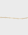 Load image into Gallery viewer, Elegant Gold Bar Link Necklace
