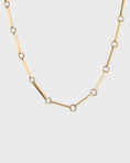 Load image into Gallery viewer, Elegant Gold Bar Link Necklace
