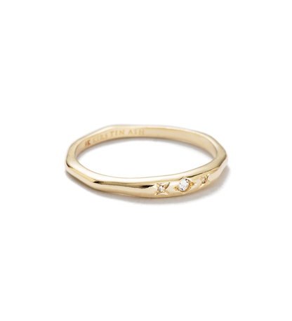 Elegant Gold Wedding Band with Round Lab-Grown Diamonds 3
