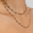 Load image into Gallery viewer, Golden Paperclip Charm Chain Necklace
