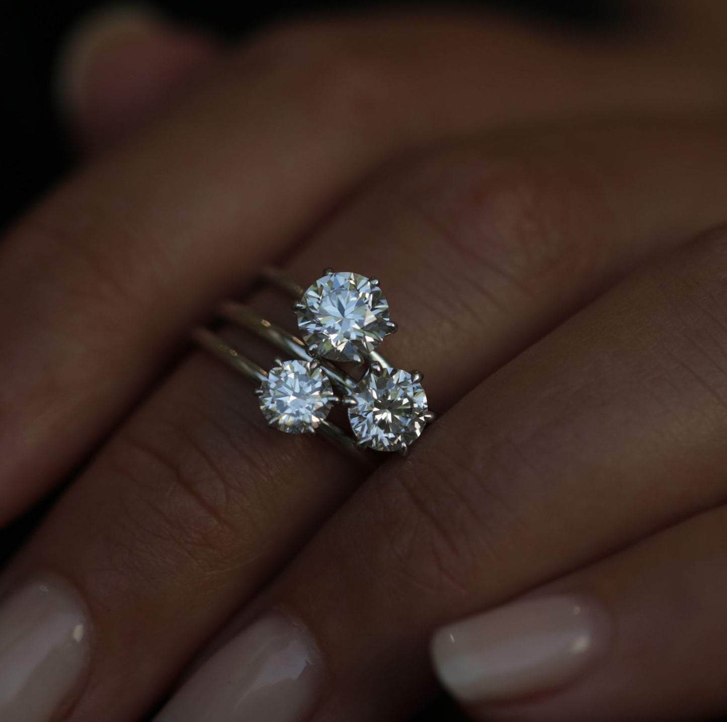 1.0 CT Round Lab-Grown Diamond Solitaire Ring in Classic Gold Setting 11