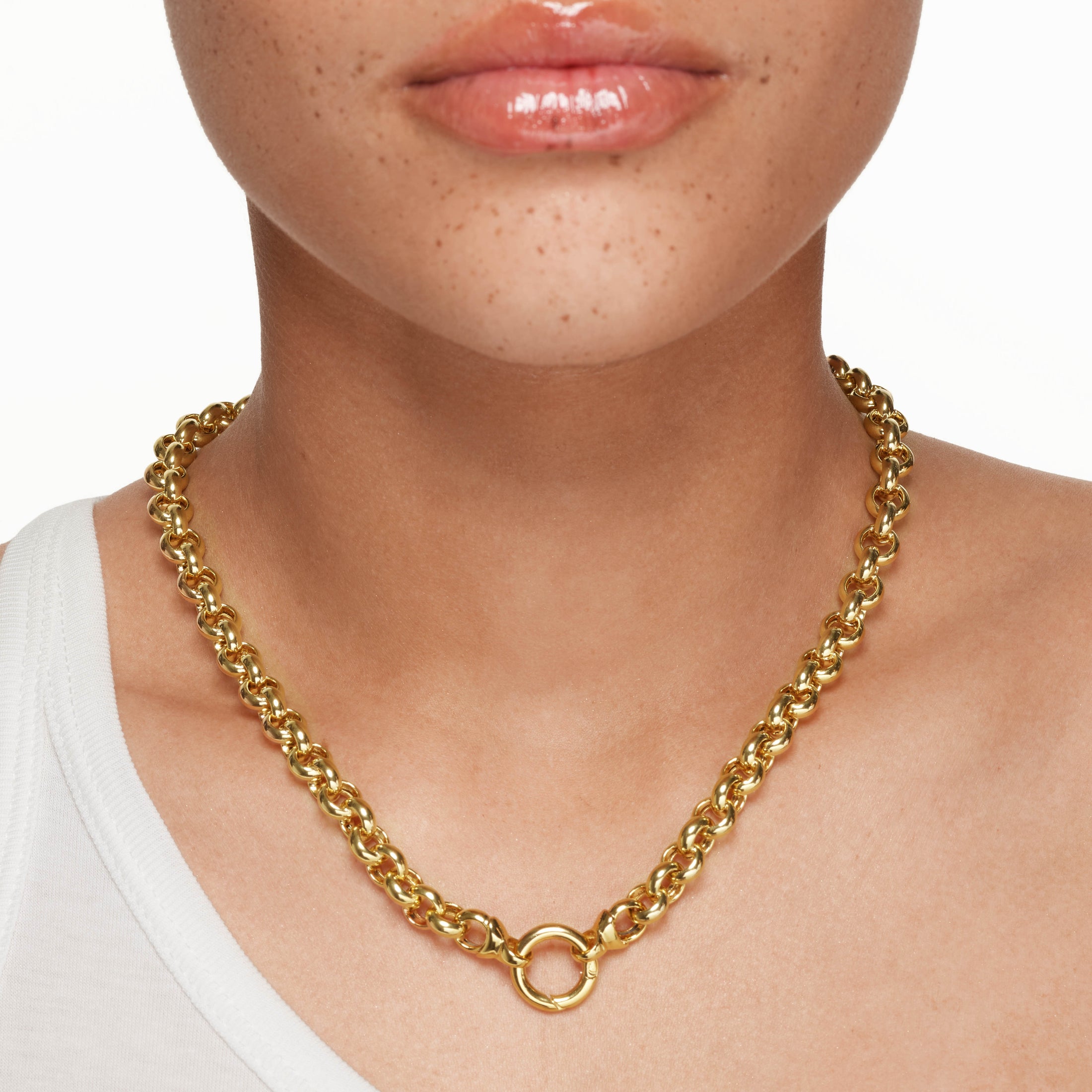 Luxury Bold Gold Chain Necklace