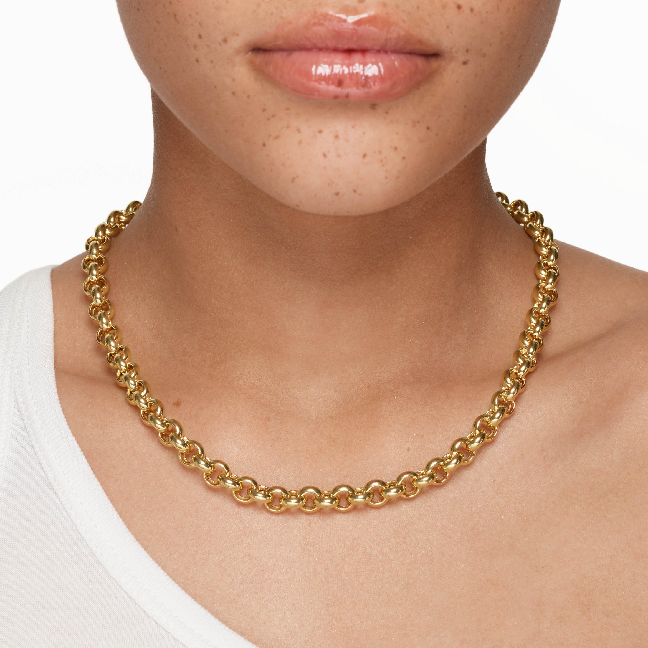 Luxury Bold Gold Chain Necklace