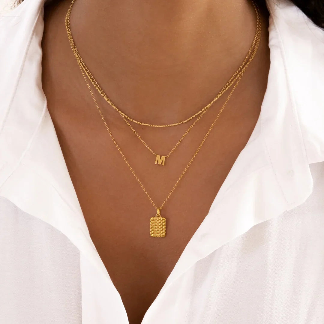 Elegant Gold-Plated Minimalist Chain Necklace