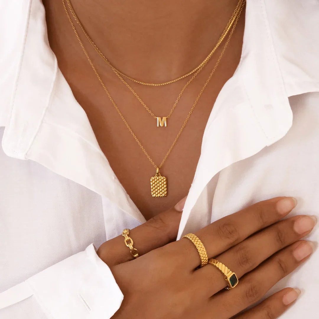 Elegant Gold-Plated Minimalist Chain Necklace