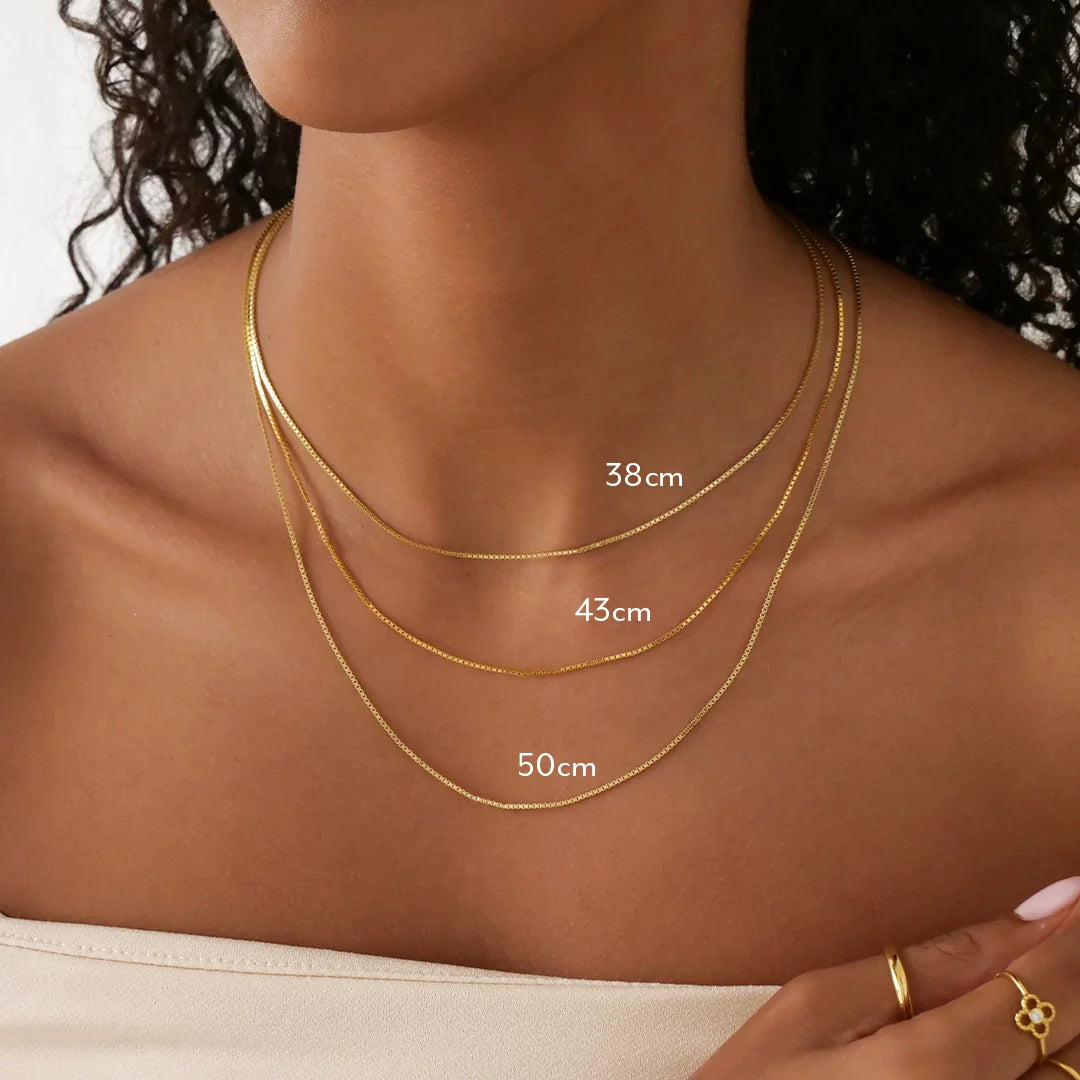 Elegant Gold-Plated Minimalist Chain Necklace