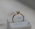 Load image into Gallery viewer, Elegant 0.50 CT Round Lab-Grown Diamond Solitaire Ring
