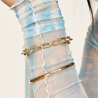 Bold Paperclip Chain Bracelet 4