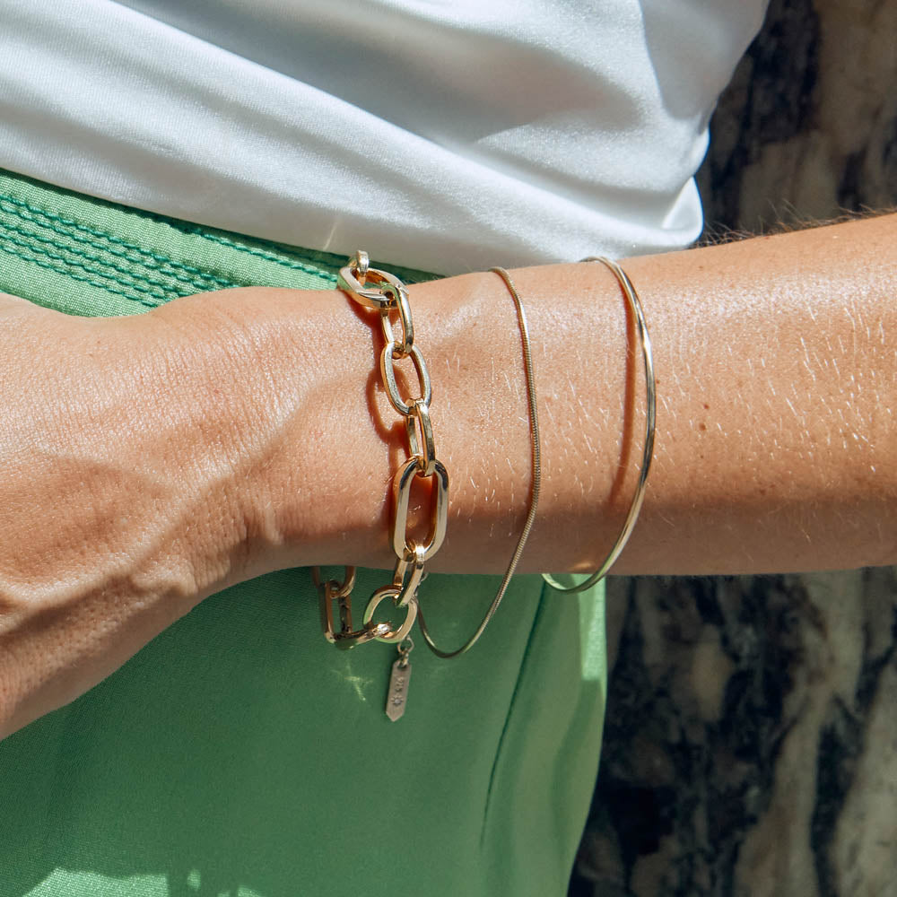 Bold Paperclip Chain Bracelet 2