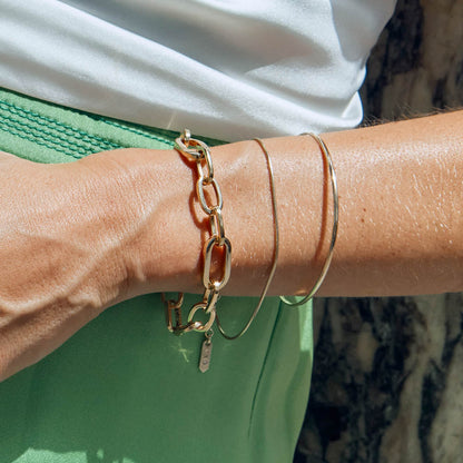 Bold Paperclip Chain Bracelet 2