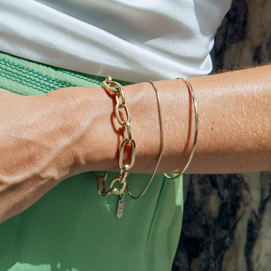 Bold Paperclip Chain Bracelet