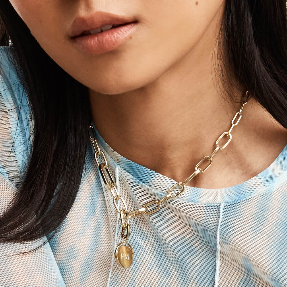 Bold Paperclip Chain Necklace 9