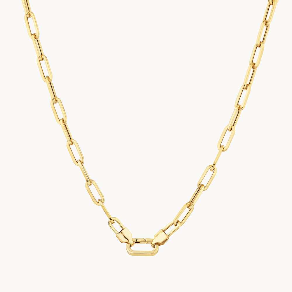 Bold Paperclip Chain Necklace 7
